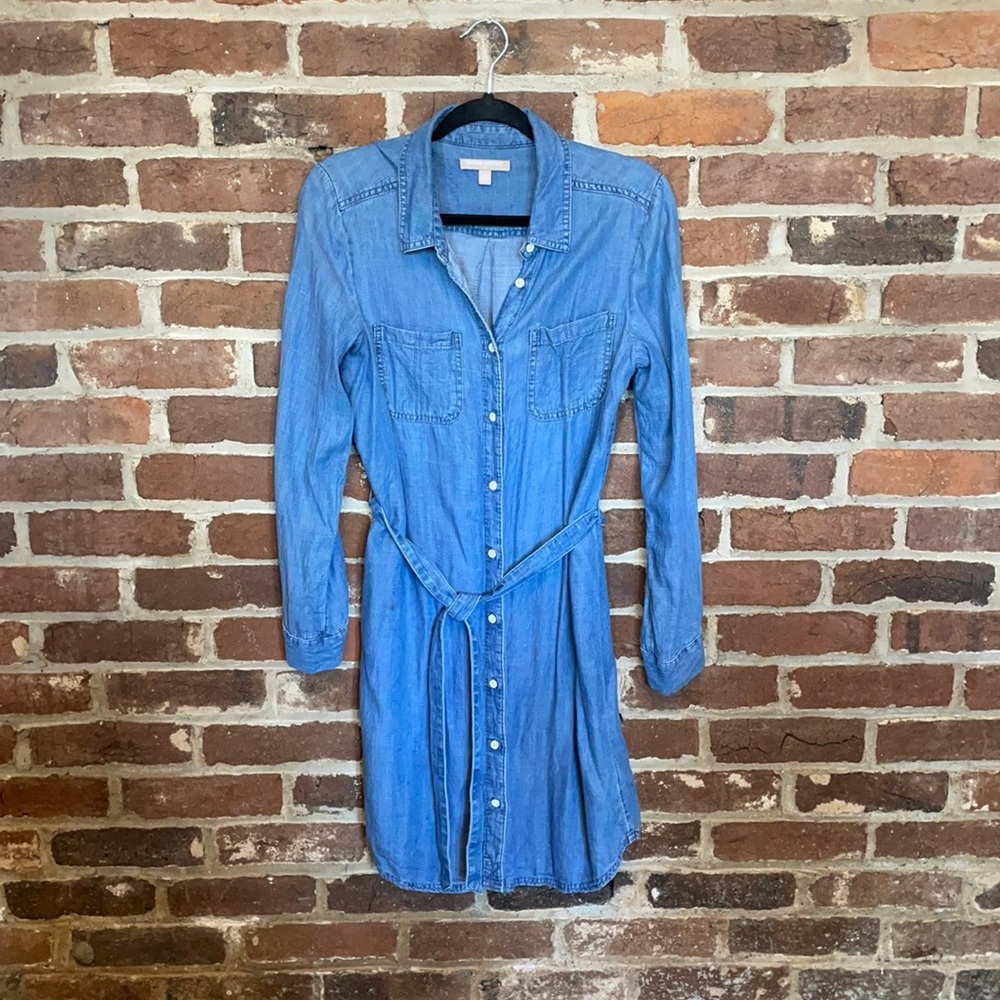 Banana republic, Tencel chambray button down dress